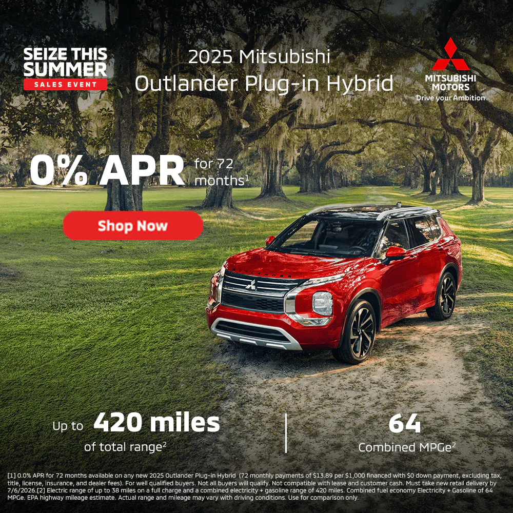 MY 2025 Outlander PHEV | Giambalvo Mitsubishi