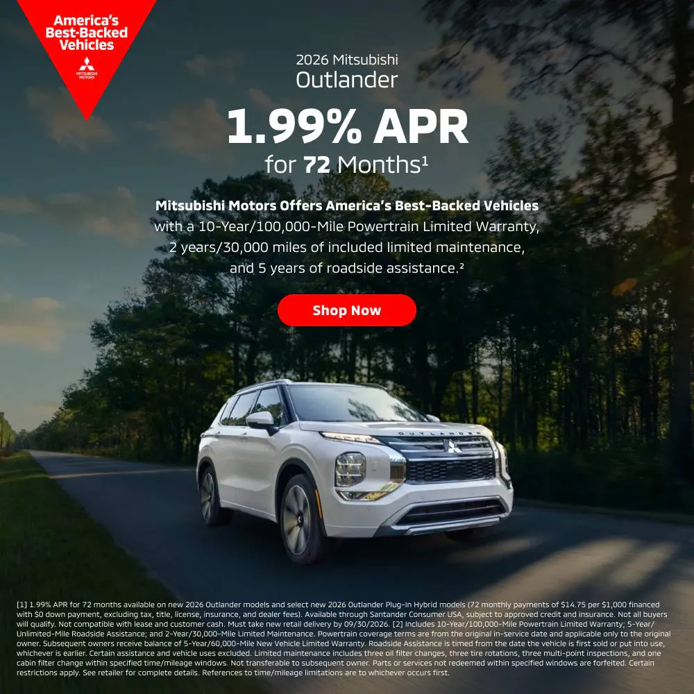 2026 Outlander | Giambalvo Mitsubishi