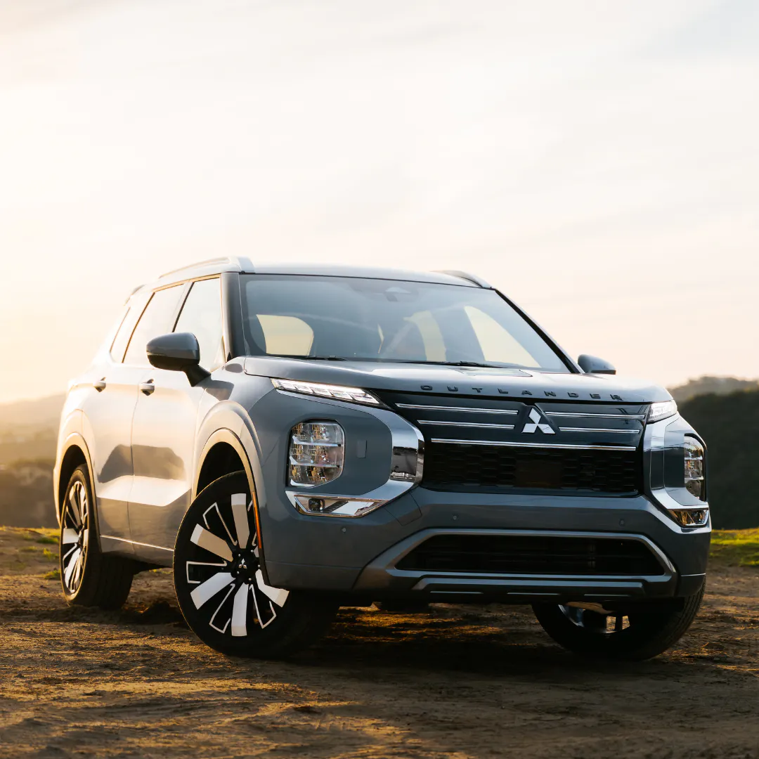 Mitsubishi Outlander in the wilderness