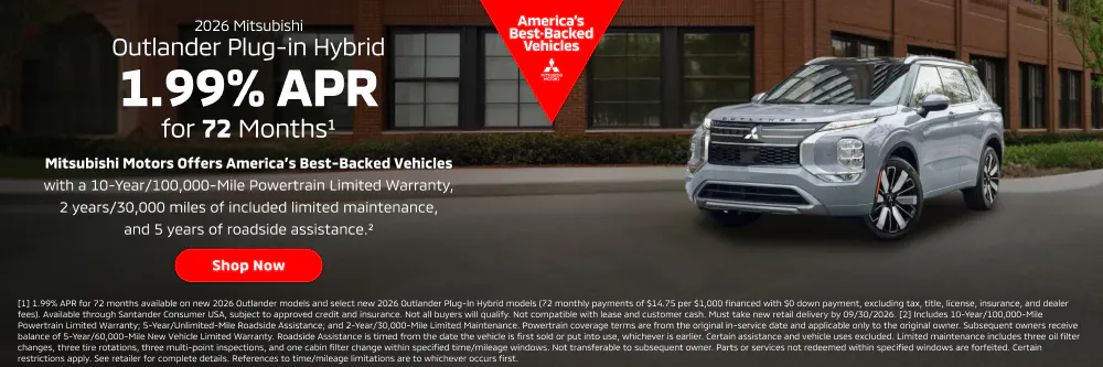 2026 Outlander Plug-in Hybrid | Giambalvo Mitsubishi