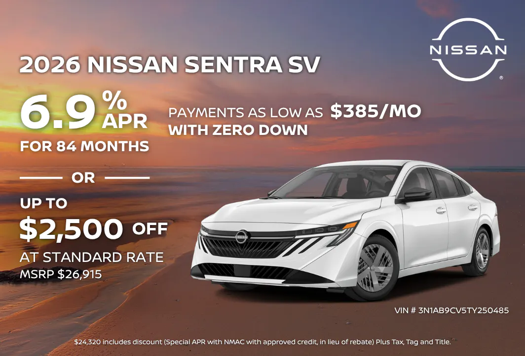 2026 Sentra SV | Grainger Nissan of Anderson