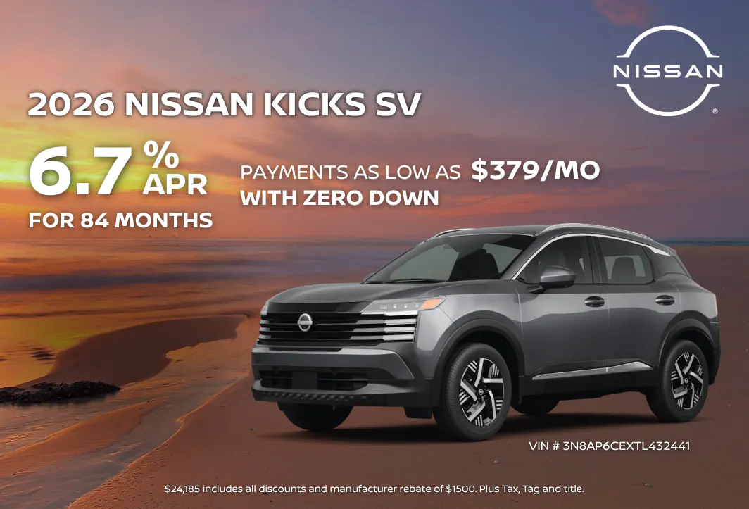 2026 Nissan Kicks | Grainger Nissan of Anderson