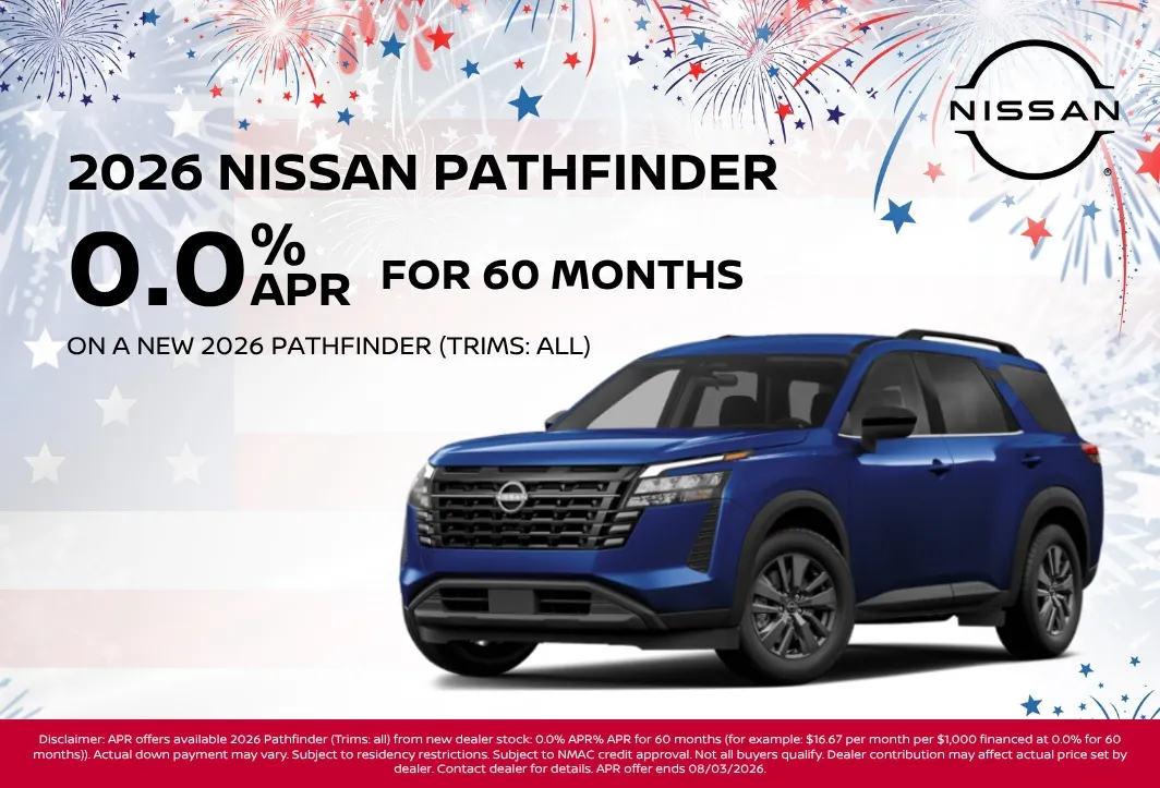 July Pathfinder | Grainger Nissan of Anderson