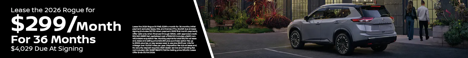 $299/Month for 36 Months | Gray-Daniels Nissan Brandon