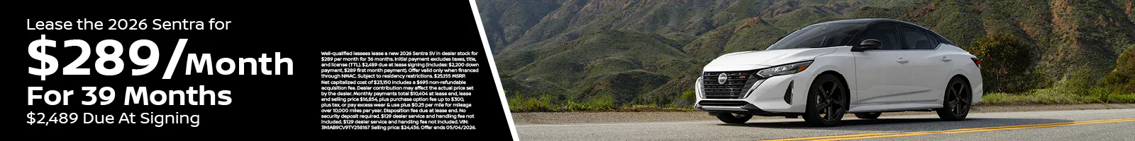 $289/Month for 39 Months | Gray-Daniels Nissan Brandon