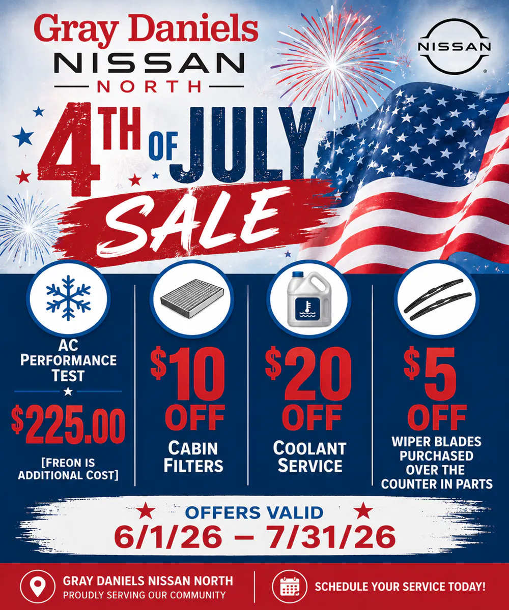 Summer Service Specials | Gray-Daniels Nissan North
