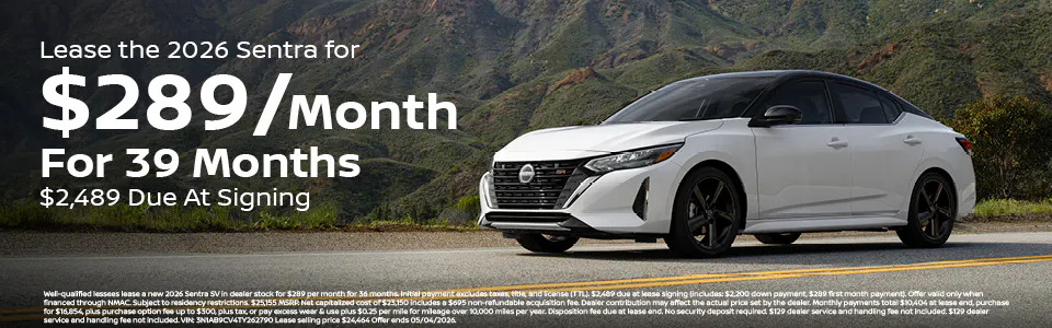 2026 Sentra | Gray-Daniels Nissan North