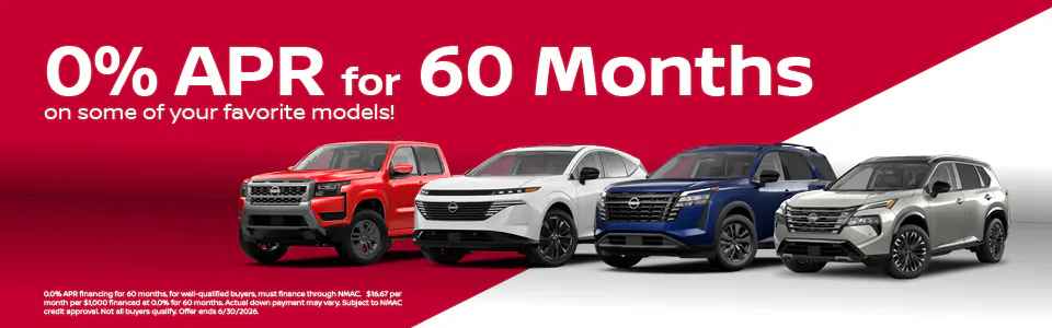 0% APR for 60 Months | Gray-Daniels Nissan North