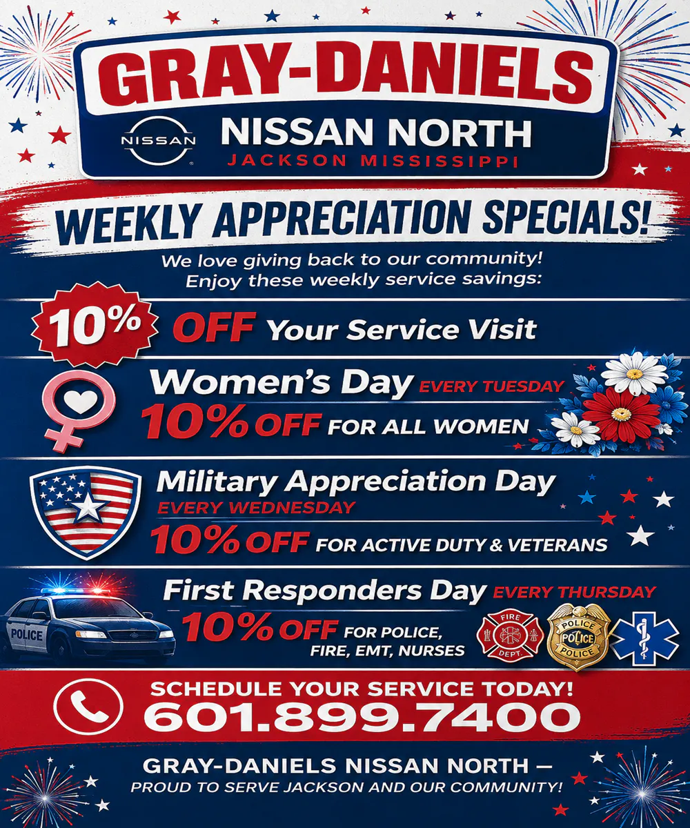 Weekly Service | Gray-Daniels Nissan North