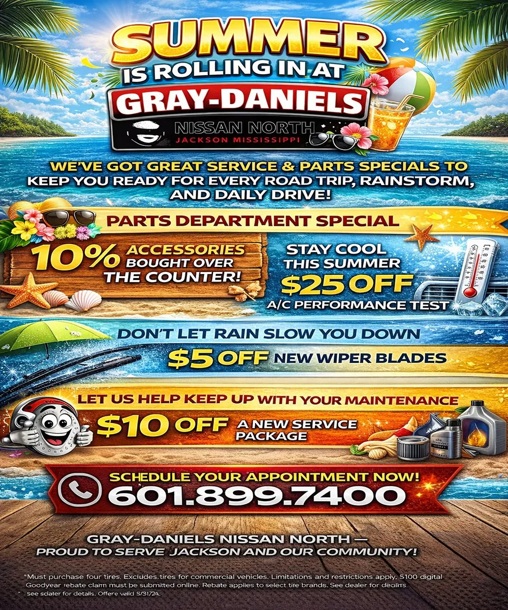 Summer Service Specials | Gray-Daniels Nissan North