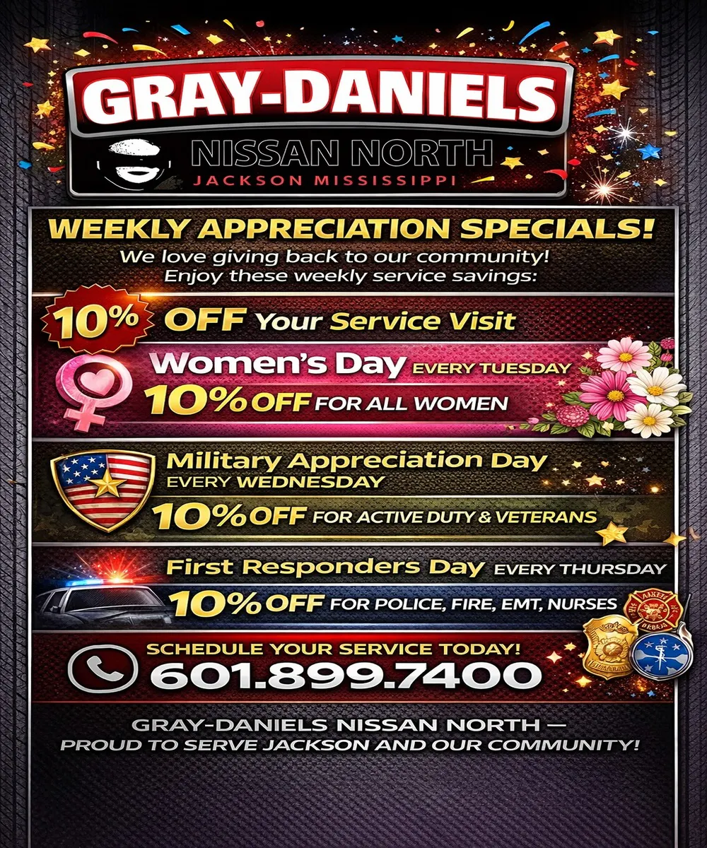 Weekly Service | Gray-Daniels Nissan North