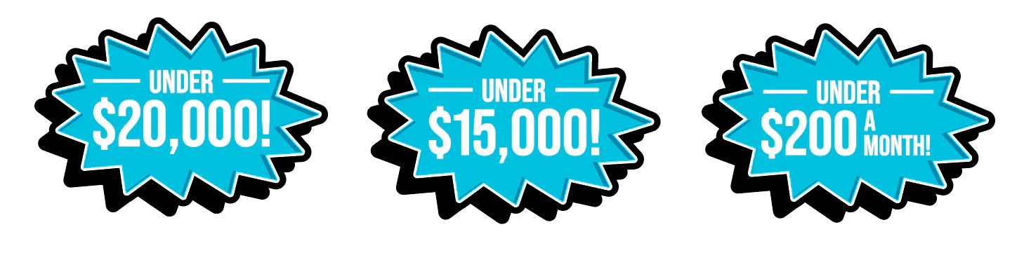 Under $20,000!