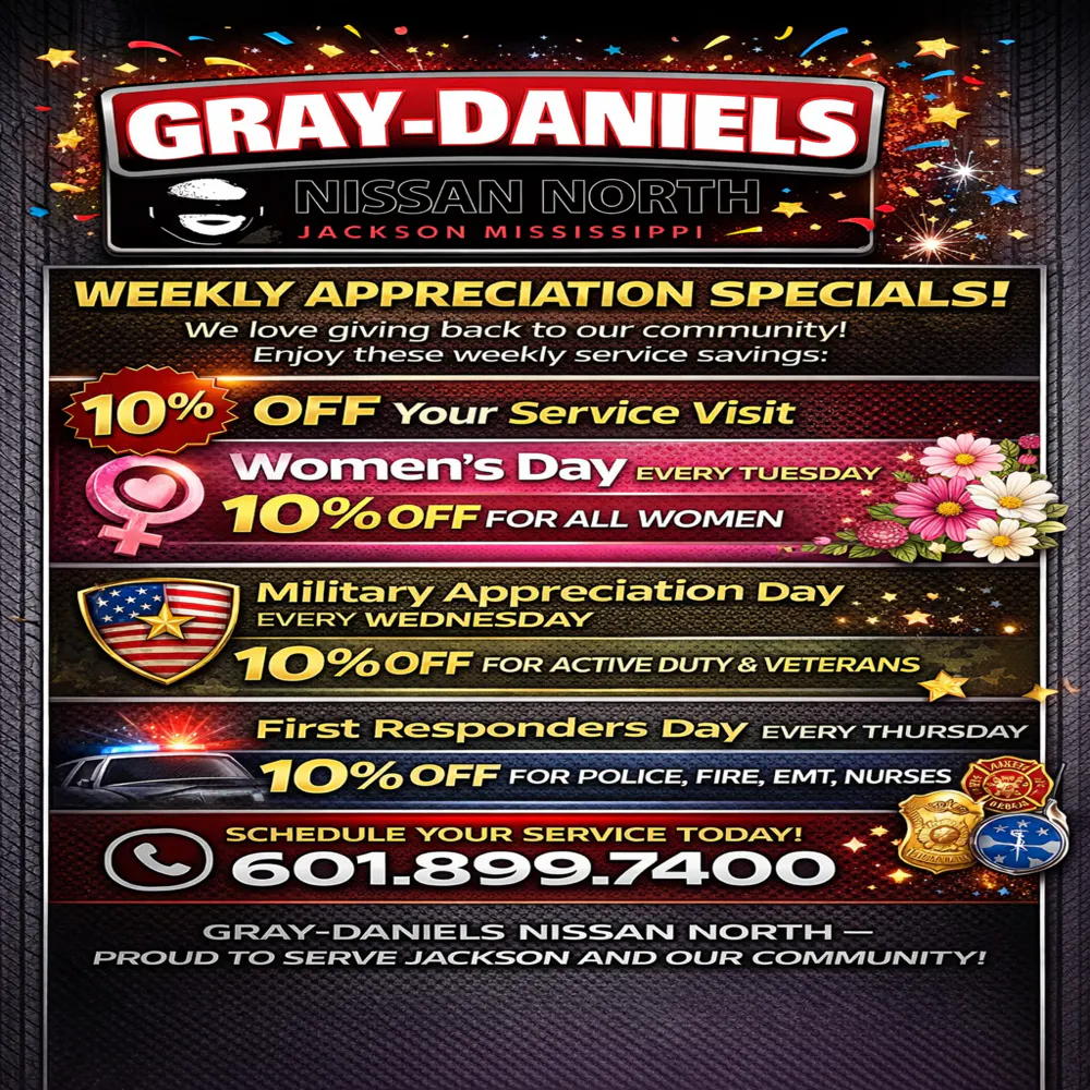 Weekly Appreciation Specials! | Gray-Daniels Nissan North