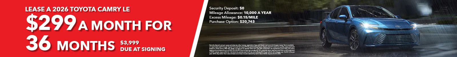 Camry SRP