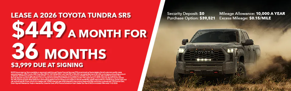 2026 Tundra SR5 | Gray-Daniels Toyota