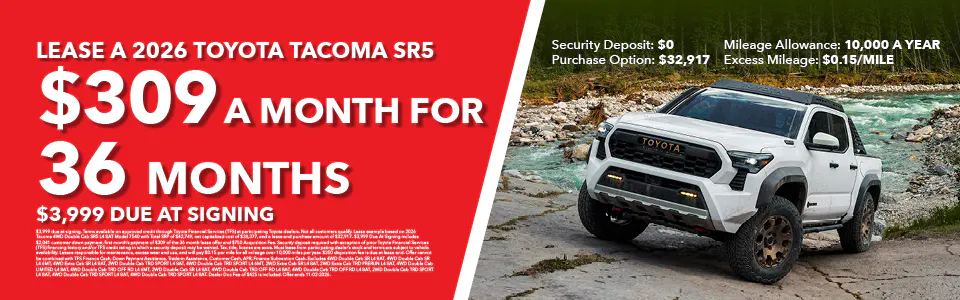 2026 Tacoma SR5 | Gray-Daniels Toyota