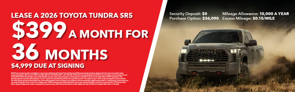 2026 Tundra SR5 | Gray-Daniels Toyota