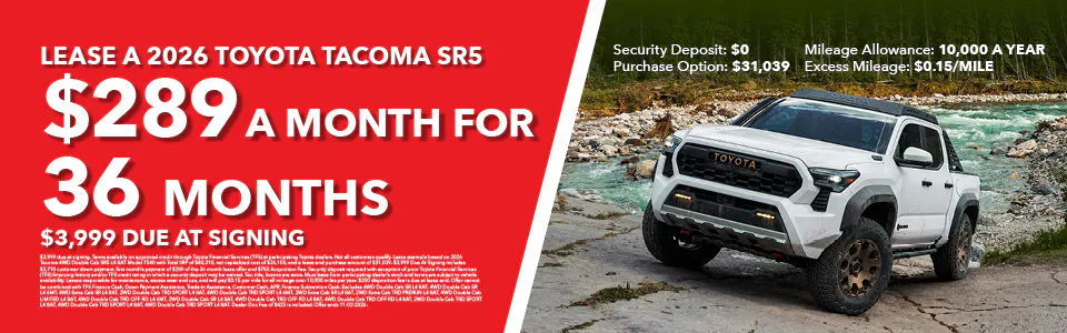 2026 Tacoma SR5 | Gray-Daniels Toyota