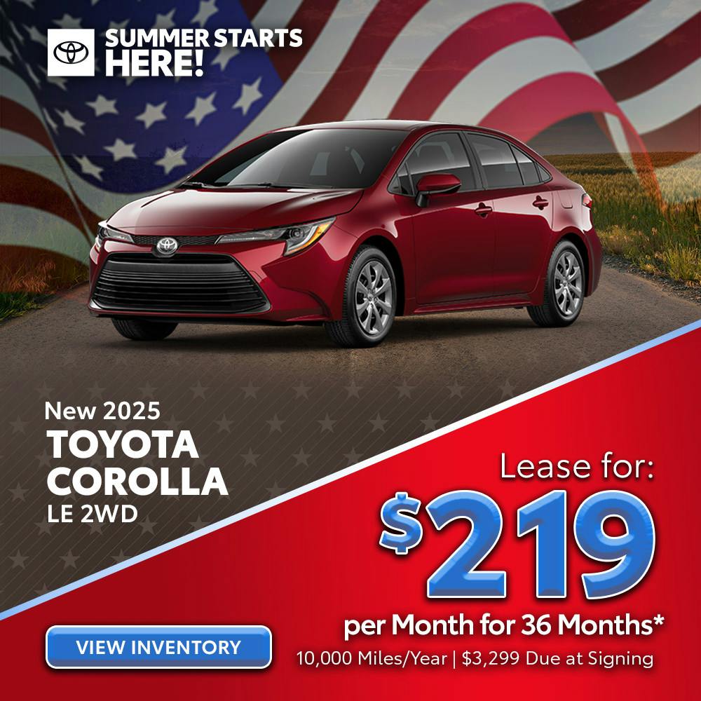 New 2025 Toyota Corolla LE 2WD | Great Lakes Toyota