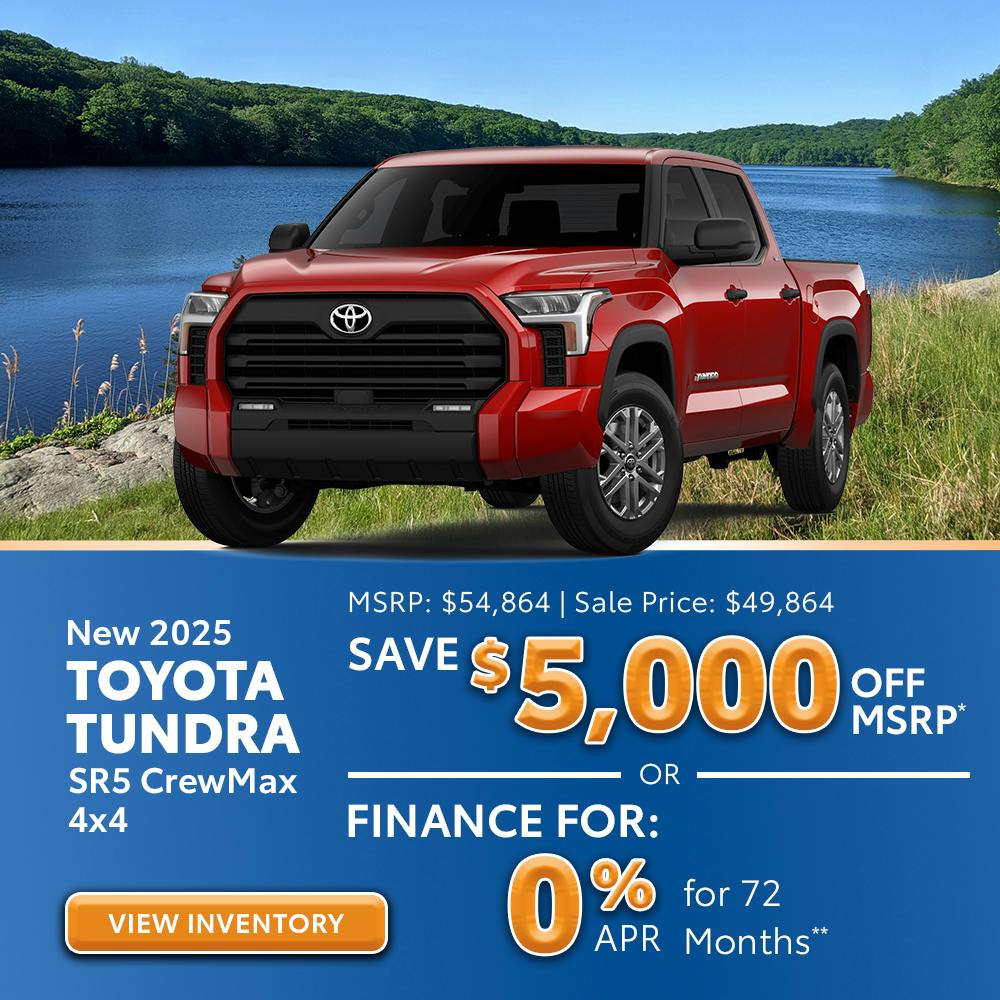 New 2025 Toyota Tundra SR5 CrewMax 4X4 | Great Lakes Toyota