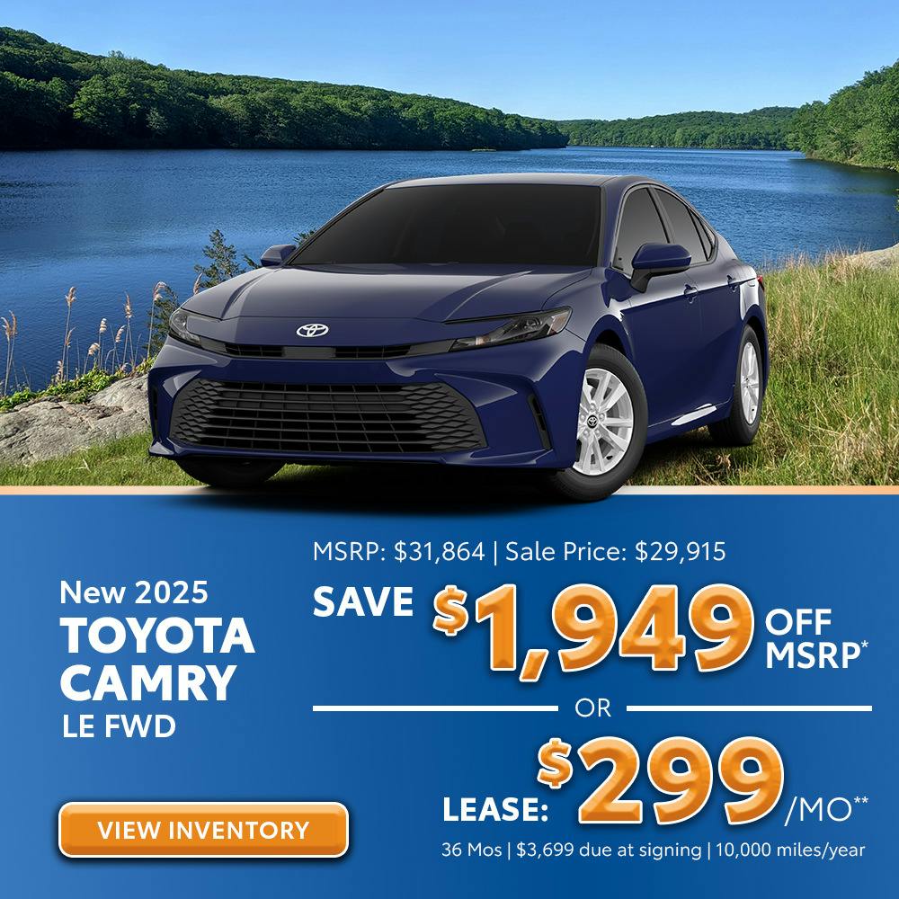 New 2025 Toyota Camry LE FWD | Great Lakes Toyota