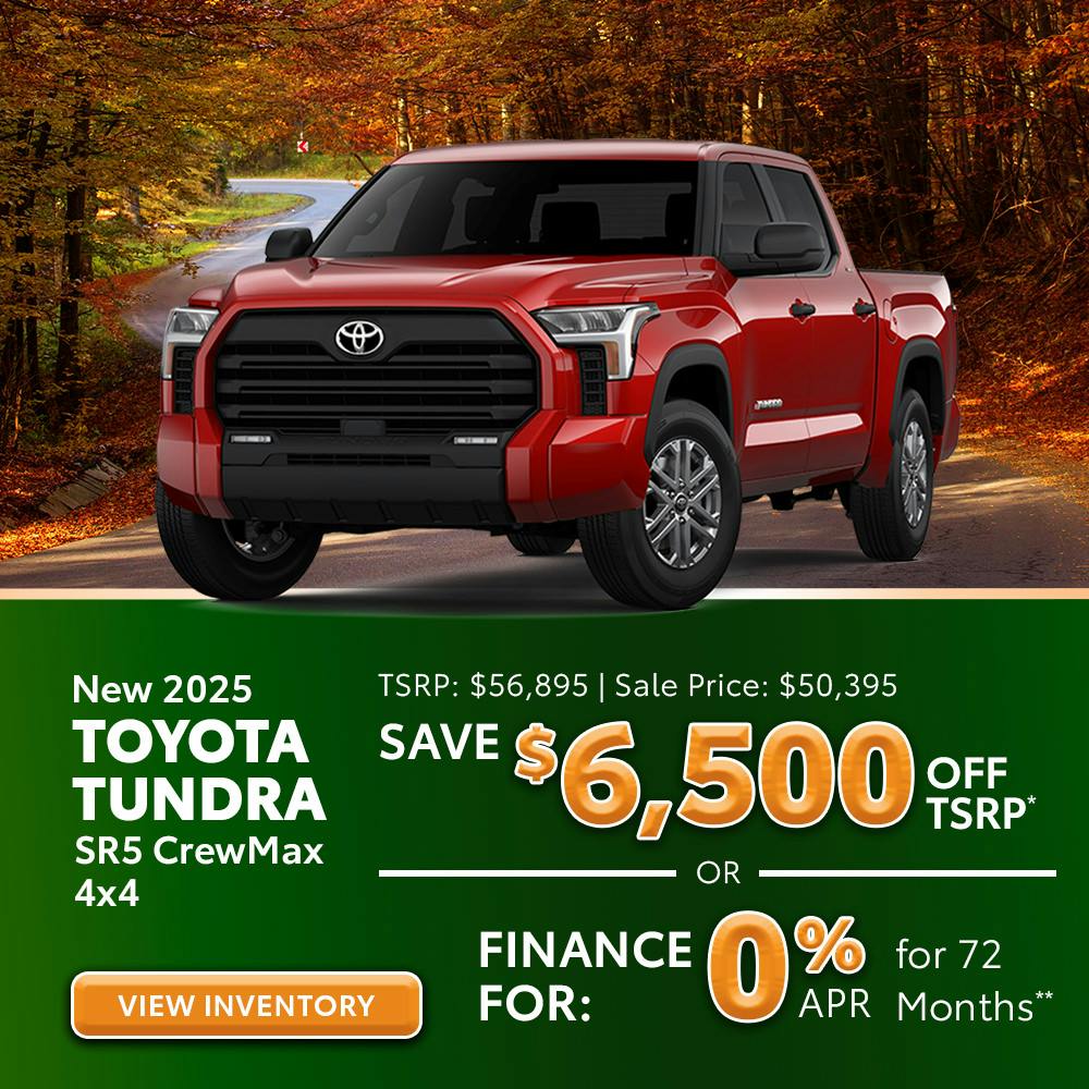 New 2025 Toyota Tundra SR5 CrewMax 4WD | Great Lakes Toyota