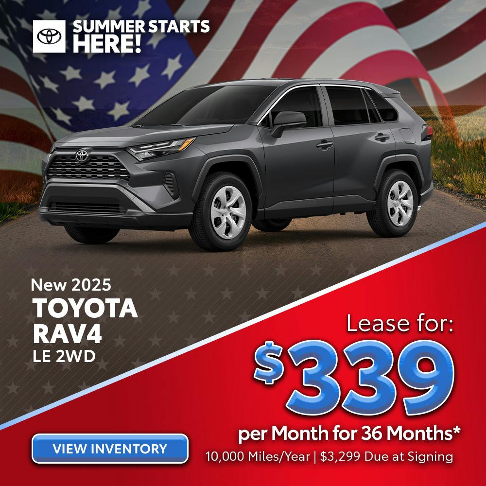 New 2025 Toyota RAV4 LE 2WD | Great Lakes Toyota