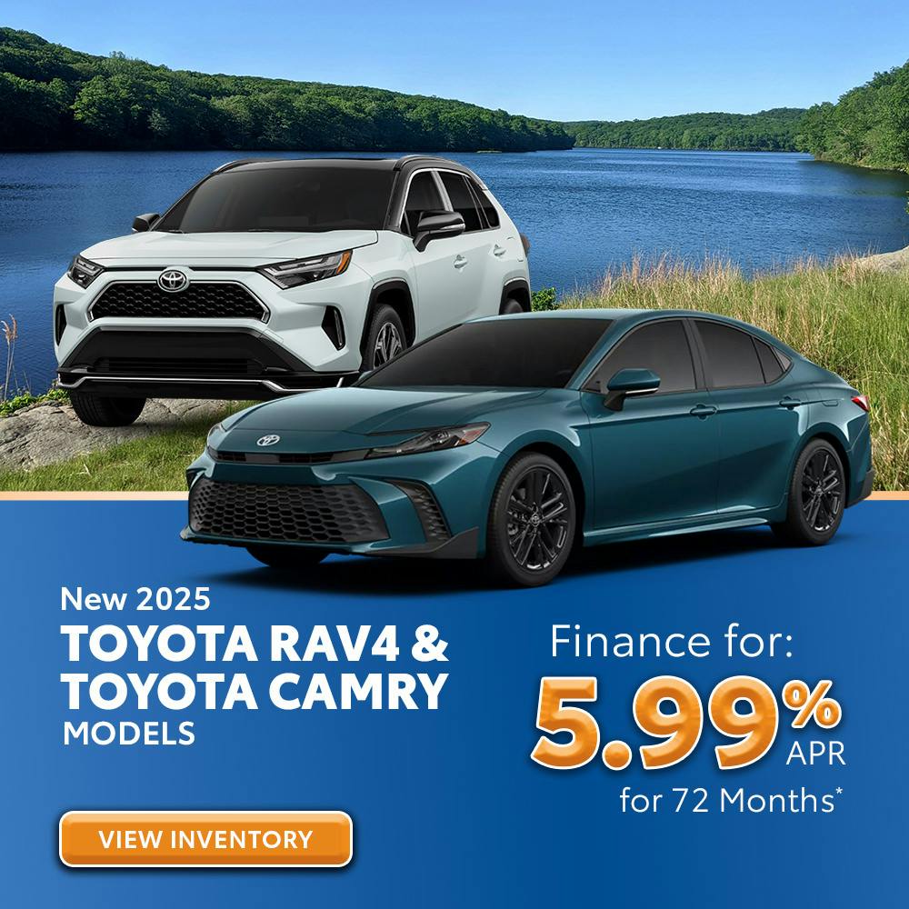 New 2025 Toyota RAV4 Models OR New 2025 Toyota Camry Models | Great Lakes Toyota