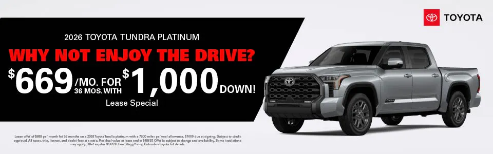 Toyota Tundra | Gregg Young Toyota of Columbus