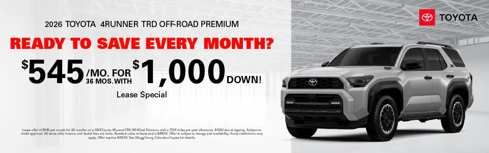 Toyota 4Runner | Gregg Young Toyota of Columbus