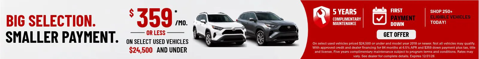 New Banner (Under 25k) | Gregg Young Toyota Ottumwa