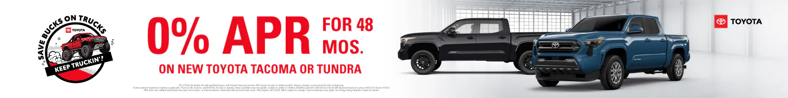 New 2026 Toyota Tacoma or Tundra