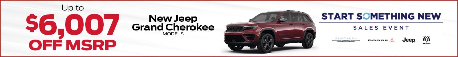 JEEP GRAND CHEROKEE up to $6,007 OFF
