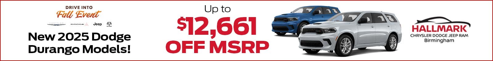 New 2025 Dodge Durango Models! | Hallmark CDJR