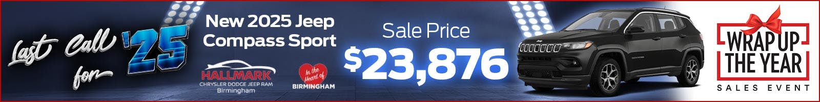 New 2025 Jeep Compass Latitude 4×4