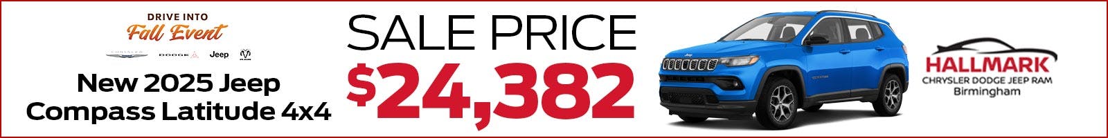 New 2025 Jeep Compass Latitude 4×4 | Hallmark CDJR