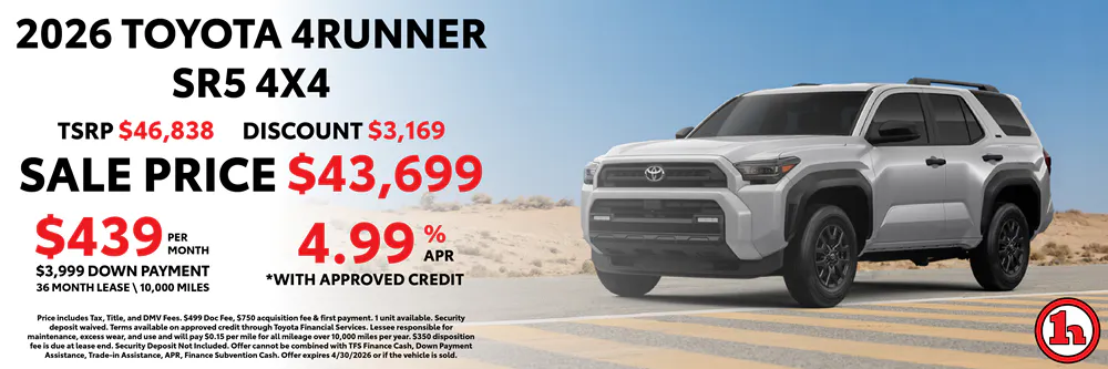 2026 Toyota 4Runner SR5 4×4 | Handy Toyota