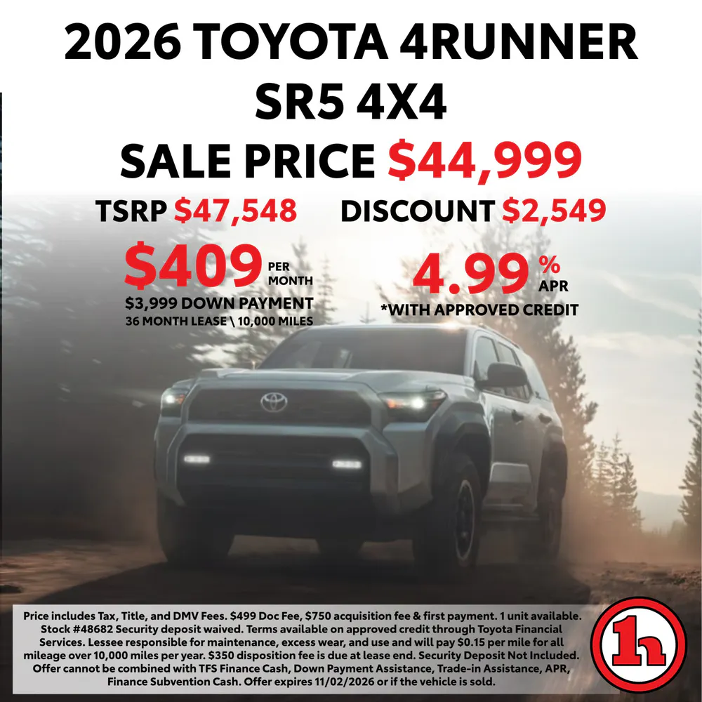 2026 Toyota 4Runner SR5 4×4 | Handy Toyota