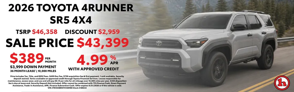 2026 Toyota 4Runner SR5 4×4 | Handy Toyota