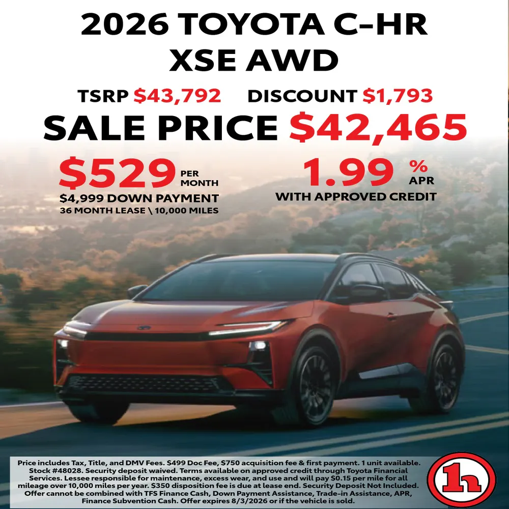 2026 Toyota C-HR XSE AWD | Handy Toyota