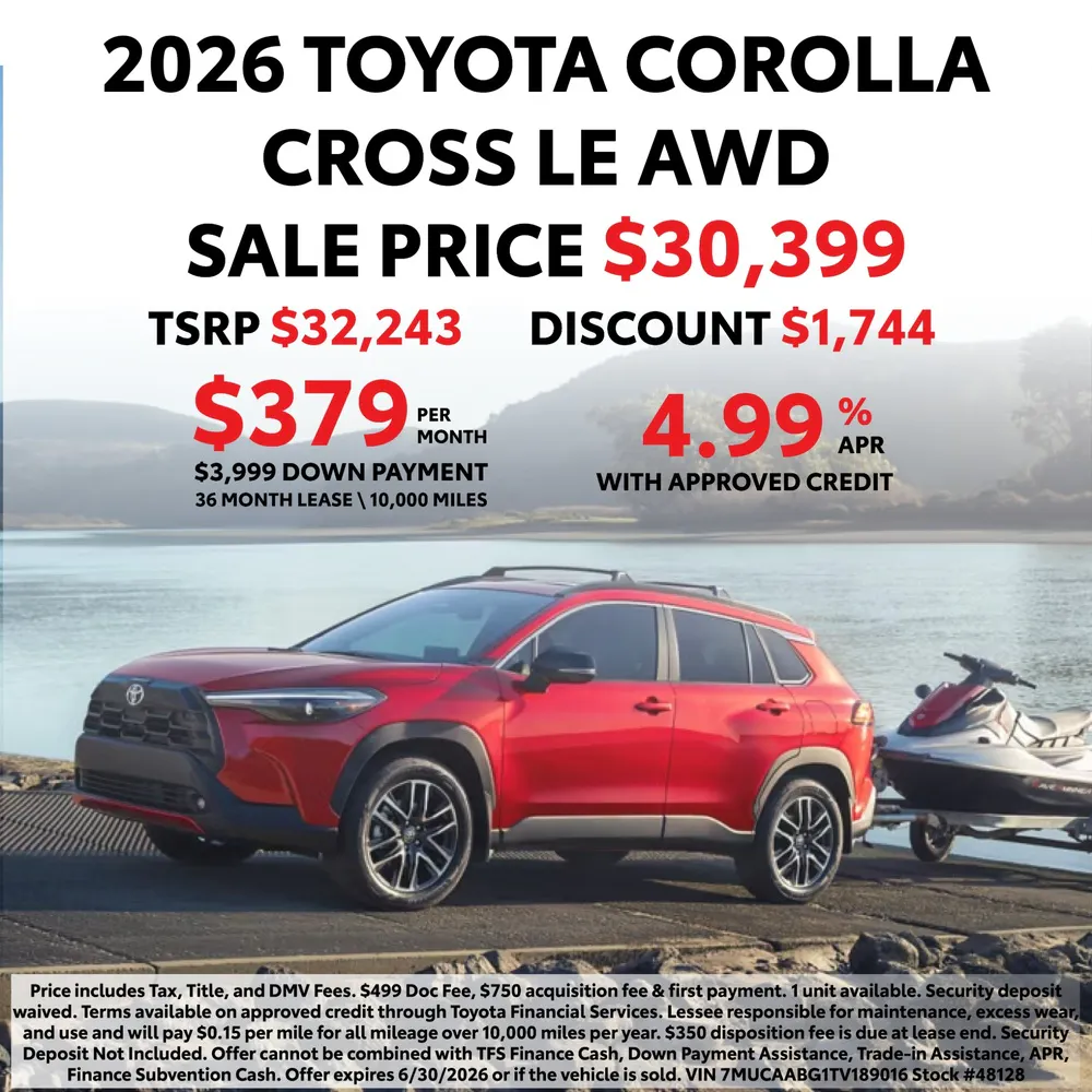 2026 Toyota Corolla Cross LE AWD | Handy Toyota