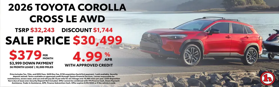 2026 Toyota Corolla Cross LE AWD | Handy Toyota