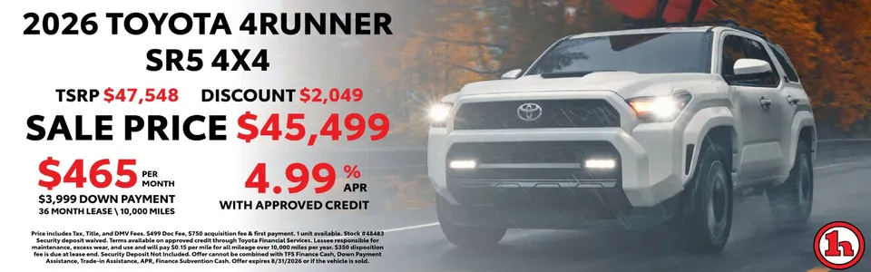 2026 Toyota 4Runner SR5 4×4 | Handy Toyota