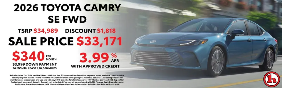 2026 Toyota Camry SE FWD | Handy Toyota