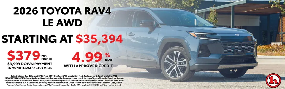 2026 Toyota RAV4 LE AWD | Handy Toyota