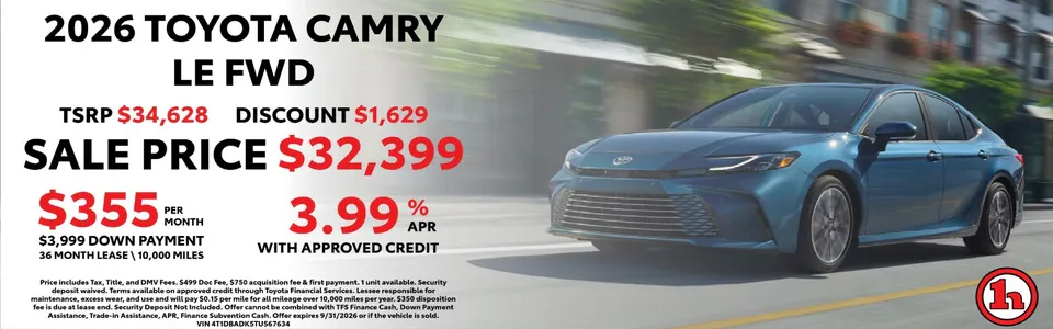 2026 Toyota Camry SE FWD | Handy Toyota