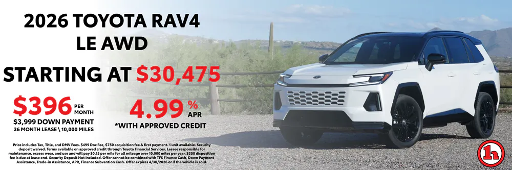 2026 Toyota RAV4 LE AWD | Handy Toyota