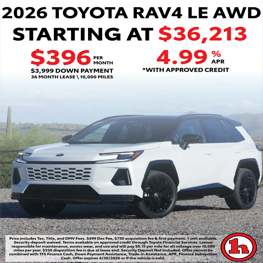 2026 TOYOTA RAV4 LE AWD | Handy Toyota