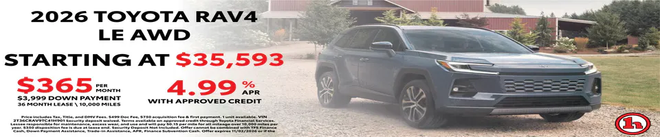 2026 Toyota RAV4 LE AWD | Handy Toyota
