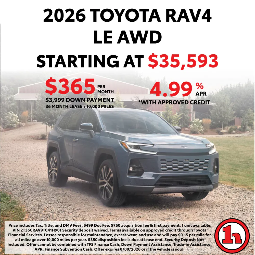 2026 Toyota RAV4 LE AWD | Handy Toyota